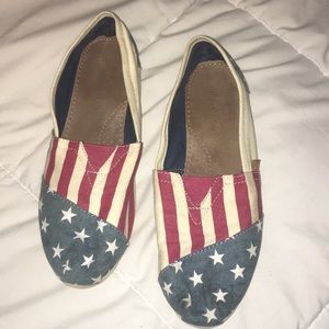 American flag Toms